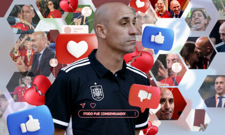 Rubiales y Hermoso. El beso de la discordia