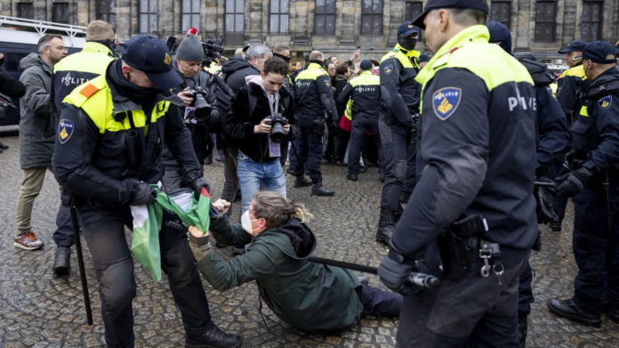 protestas amsterdam